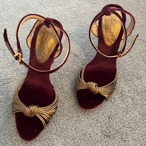SEXY Schutz Suede Knot Stiletto size 5 or 4.5